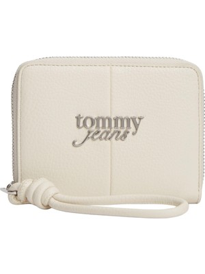 1001 Tommy Hilfiger Kadın Cüzdan, Newsprint, Tek Beden