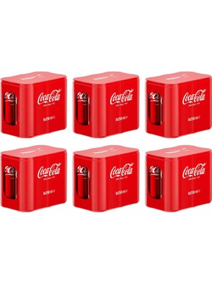 1001 Coca Cola Kutu Içecek, 250 Ml, 36 Adet (6'lı x 6 Paket)