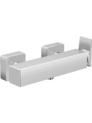 1001 Vitra Brava A42614 Duş Bataryası, Krom