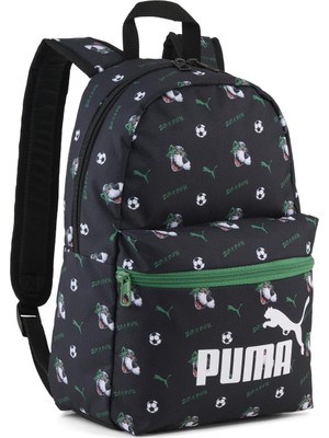 1001 Phase Super Puma S Bp Unisex Çocuk Sırt Çantası Black-Super Aop Tek Beden