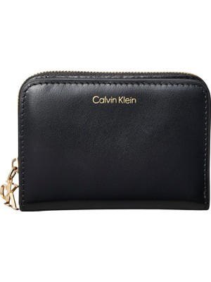 1001 Ck Medium Flap Zip Around Kadın Cüzdan Siyah Tek Beden