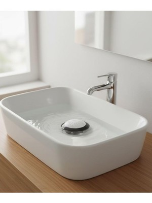 1001 3 Adet Yeni Nesil Lavabo Küvet Tıkacı, Lavabo Banyo Gider Tıkacı, Pratik Koku Önleyici