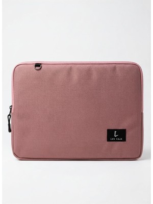 1001 13–14 Inç Laptop Kılıfı | MacBook ve Tüm Laptoplara Uyumlu Notebook Çantası (Pembe)