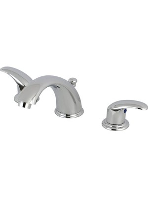 Nacario Kingston Brass GKB961LL Legacy 20 cm Geniş Lavabo Bataryası Perakende Pop-Up, Cilalı Krom, 13,9 cm Ağız Erişiminde