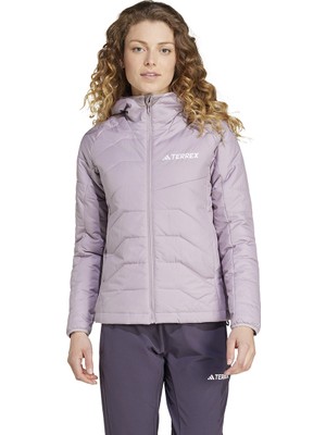 adidas Terrex Multi Synthetic Insulated Kadın Gri Outdoor Ceket IM8198
