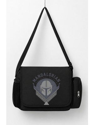 Fuddy Moda Unisex Mandoalorian Bounty Hunter Baskılı Postacı Çantası