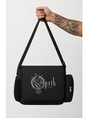 Fuddy Moda Unisex Rock Band Opeth Baskılı Postacı Çantası