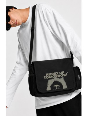 Fuddy Moda Unisex The Weeknd Hurry Up Tomorrow Baskılı Postacı Çantası