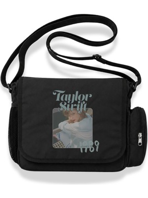 Fuddy Moda Unisex Taylor Swift 1989 Taylor's Version Baskılı Postacı Çantası