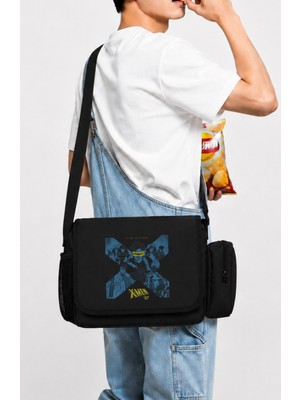 Fuddy Moda Unisex X-Men 97 Süper Kahraman Baskılı Postacı Çantası