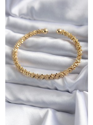 Uravas Store 316L Çelik Gold Renk Kadın Bileklik