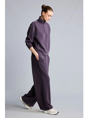 DeFacto Ultra Yumuşak Wide Leg Standart Boy İç Göstermez Cepli Modal Sporcu Eşofman Altı H4591AX26AU