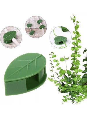 Nurton Buffer®10 Lu Yaprak Tasarımlı  Kablo Bitki Sarmaşık Düzenleyici Yapışkanlı Klipsler