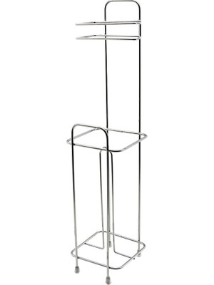 Ronanna Buğz Kare Metal - Krom Yedekli Wc Kağıtlık BX40