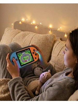 Ronanna Buğz Uzun Şarj Süreli Retro Oyun Konsolu Hd Ekranlı El Tipi Oyun Cihazı