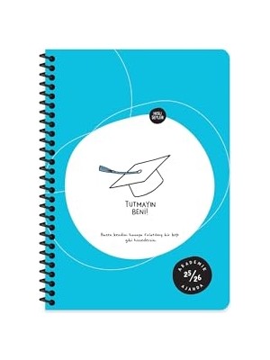 Frefly Store A5 Spiralli Akademik Ajanda - Tutmayın Beni
