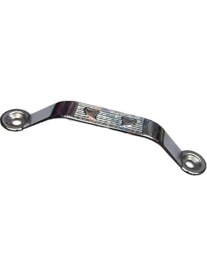 Meks Dekoratif Zamak Kulp Dıştan - 64MM, Nikel, 1 Adet
