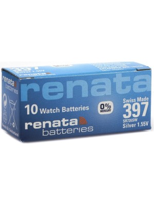Meks Renata 397 SR726SW 1.55V Alkalin Saat Pili 10 Adet