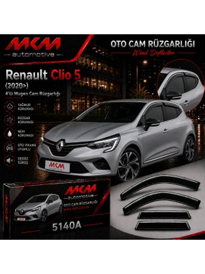 Mkm Renault Clio 5 (2020 ve Sonrası) Uyumlu 4'lü Mugen Cam Rüzgarlığı Takımı