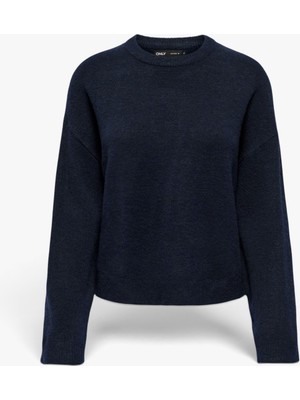 Only Onlsımonı L/s O-Neck Pullover Knt Noos  Mavi Kazak - 15368976