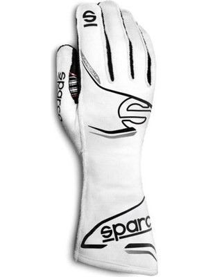 Sparco Arrow+ Fia Onaylı Yarış Eldiveni 9 Numara Beyaz S