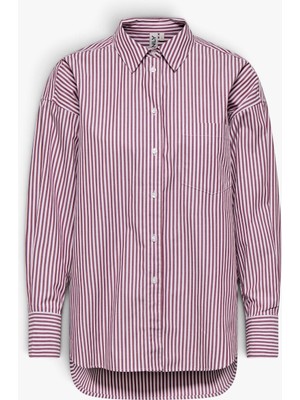 Only Onlvırana L/s Shırt Wvn Erkek Mor Gömlek - 15381158