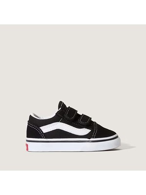 Vans Old Skool V Bebek Siyah Sneaker