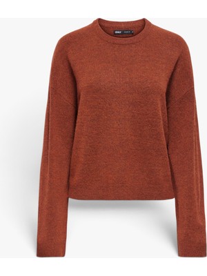 Only Onlsımonı L/s O-Neck Pullover Knt Noos  Kırmızı Kazak - 15368976