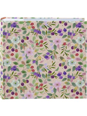 Goldbuch Blissful Blossom Mango Cepli Fotoğraf Albümü 200 Fotoğraf 10X15 cm Kabartmalı Çiçek Desenli