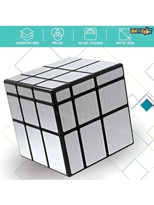 Frefly Store 3X3X3 Gümüş Ayna Sihirli Küp ile Zeka Geliştirme