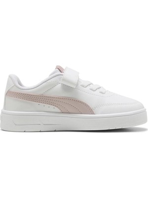 Puma Court Classic Clean Ac+ P Beyaz Kız Çocuk Sneaker