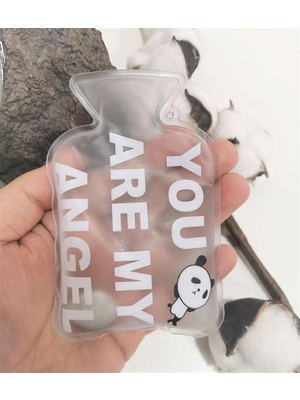 Altaylar Tedarik Şeffaf Çanta Boy Mini El Isıtıcı Patlamaz Mesajlı Sıcak Su Torbası 13X8 cm