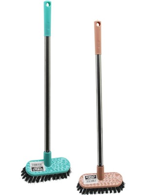 Altaylar Tedarik Mini Temizlik Fırçası Orta Sert Kıllar Metal SAPLI=40CM - 4.5X12.5CM