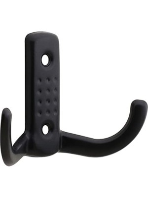 Frefly Store 10 Adet Mat Siyah Metal Duvar Elbise Askısı