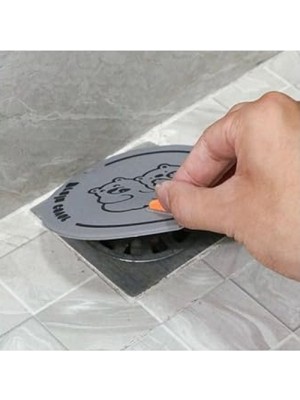 Frefly Store Banyo ve Mutfak Için Koku Önleyici Silikon Ped - Siyah
