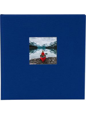 Goldbuch Bella Vista Mavi Keten Cepli Fotoğraf Albümü 200 Fotoğraf 10X15 cm Kapak Pencereli