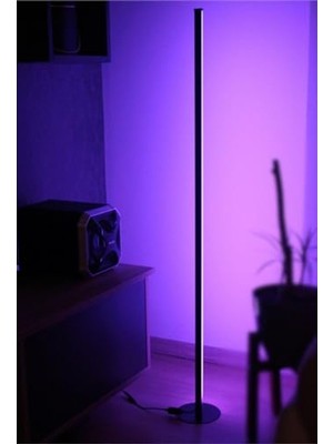Frefly Store Kumandalı Rgb Dekoratif Lambader, 16 Renk Seçeneği ile Işık ve Dekor