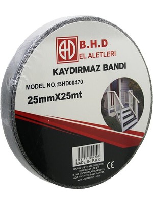 Altaylar Tedarik 25MM x 25MT Kaydırmaz Siyah Bant