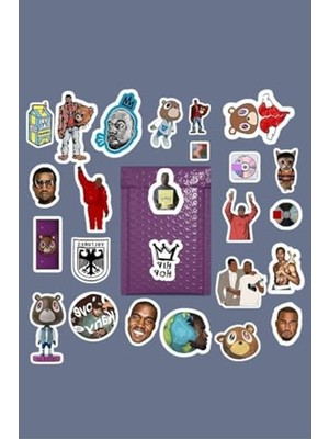 Frefly Store Rap Sticker Paketi, Bullet Journal ve Laptop Için Çıkartma Seti