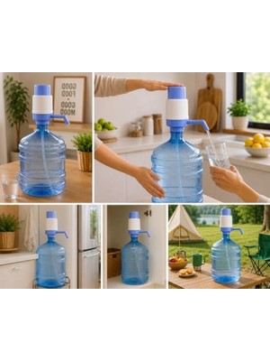 Frefly Store Bpa'sız Manuel Damacana Pompası, 19 Litre Uyumlu ve Taşınabilir