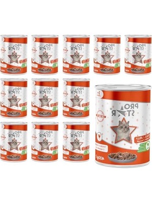 Frefly Store Tavuklu ve Jöleli Yaş Mama - 400 gr x 12 Adet