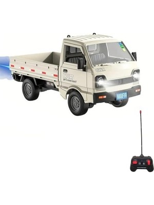 Frefly Store Uzaktan Kumandalı Işıklı Kamyonet, Şarjlı Iş Makinesi ile 4x4 Araç