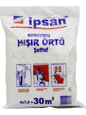 Altaylar Tedarik 30-M2 = 4x7.5mt Hışır Şeffaf Koruyucu Örtü