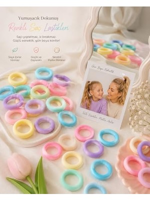 Frefly Store 100 Adet Lastikli Havlu Toka, Orta Büyük Boy
