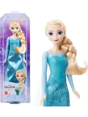 Frefly Store Disney Karlar Ülkesi Elsa Bebek Disney Karlar Ülkesi Elsa Bebek ve Aksesuarlar, Filmden Esinlenen Oyuncak HLW47 | Disney Frozen'dan Esinlenen Pelerin, Etek ve Ayakkabı ve Örgülü Saçlı Imza Mavi Elbise