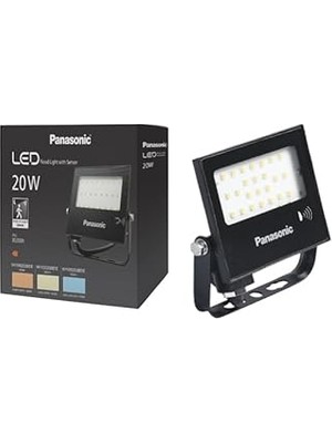 Kazan Hobi Panasonıc LED Sensörlü Projektör, Sıcak Beyaz Işık 20W 1510LM 3000K