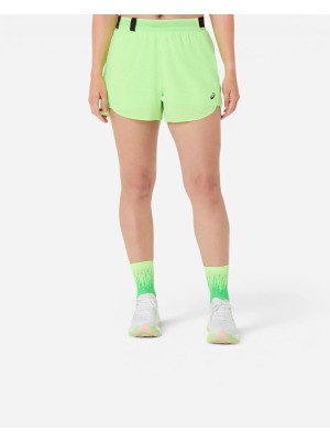 Asics Metarun Split Shorts Kadın Yeşil Şort 2012D349-300