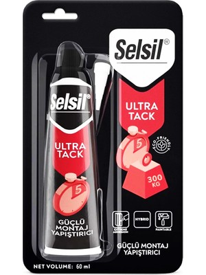 Altaylar Tedarik Selsil Montaj Yapıştırıcı Beyaz Ultra Tack 50ML