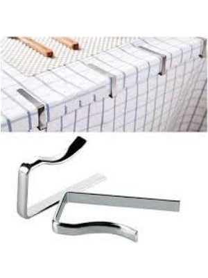 Frefly Store Metal Masa Örtüsü Mandalı - 8 Adet Set