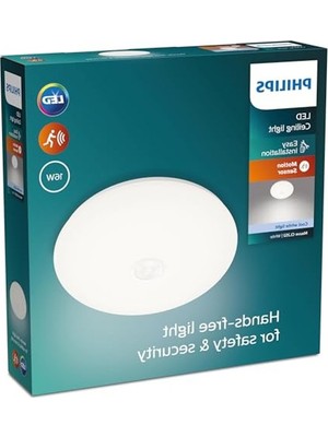 Frefly Store 16W Gün Işığı Renk Seçeneği ile Hareket Sensörlü Yuvarlak Tavan Lambası